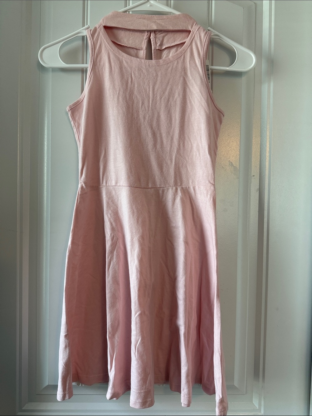 Brand New The Children's Place Light Pink Sleeveless Fit-and-Flare Dress